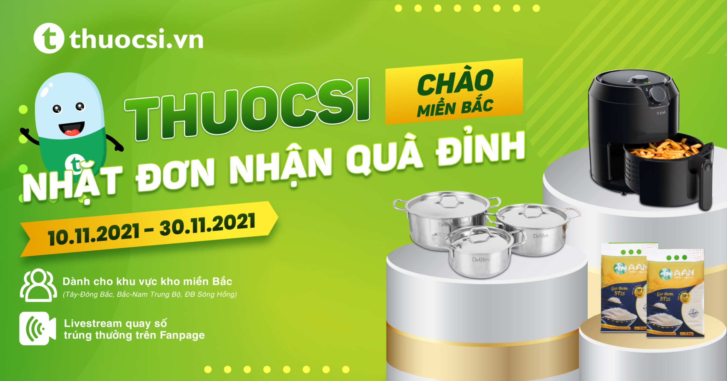 thuocsi.vn chào miền bắc - nhặt đơn nhận quà đỉnh