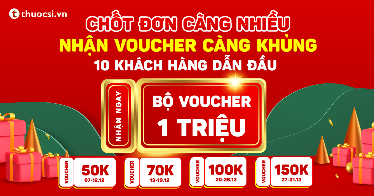 Chốt đơn càng nhiều - nhận voucher càng khủng