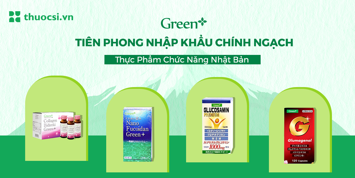 Tập đoàn Green+ tiên phong nhập khẩu chính ngạch thực phẩm chức năng Nhật Bản