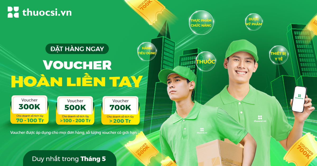 Đặt hàng ngay - nhận voucher liền tay