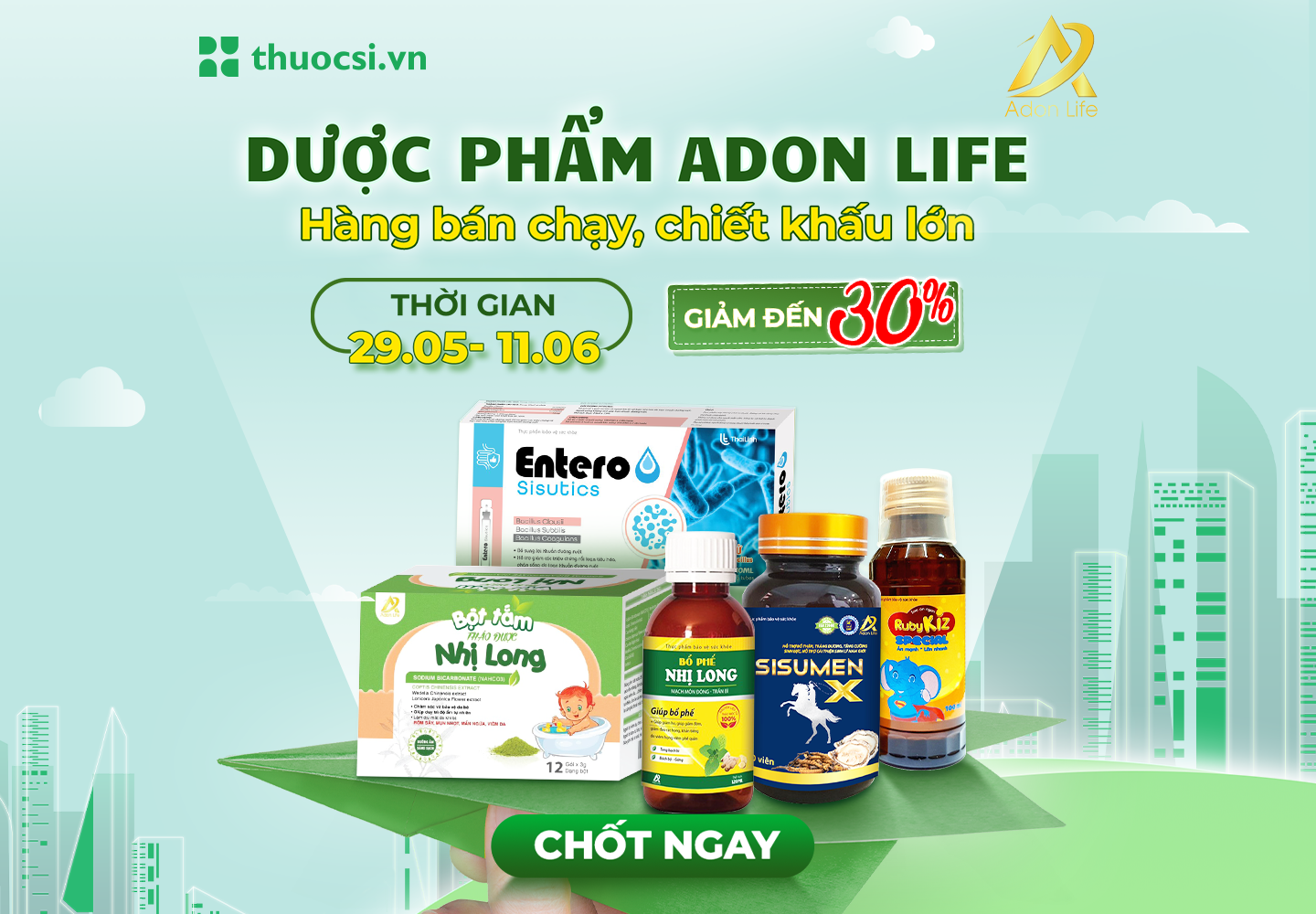 Dược phẩm Adon Life – Nguồn gốc rõ ràng, giá tốt miễn bàn