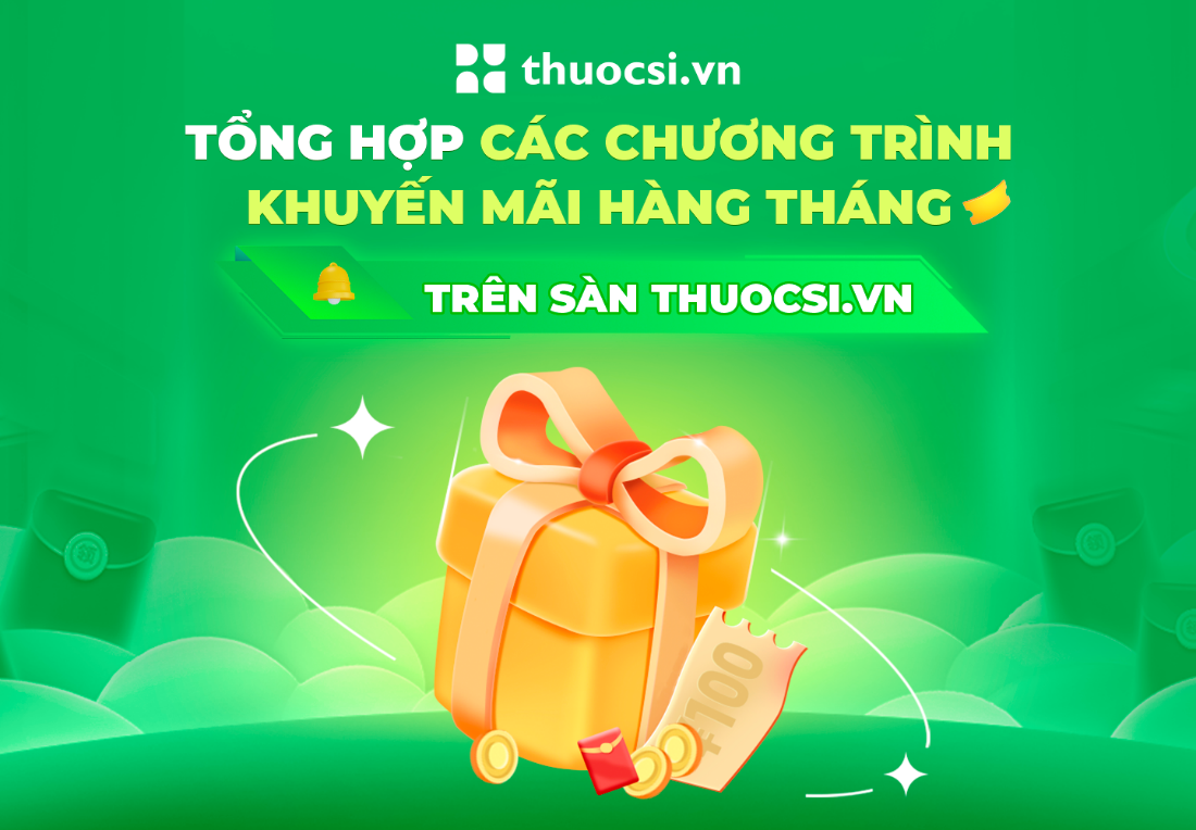 Chương trình khuyến mãi diễn ra trên sàn thuocsi.vn hàng tháng