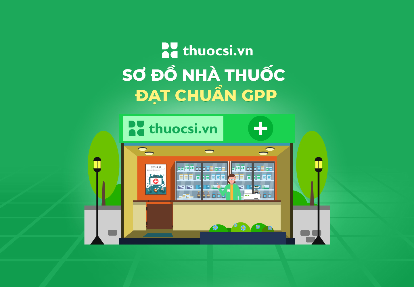 GPP 2023 – Sơ đồ nhà thuốc đạt chuẩn