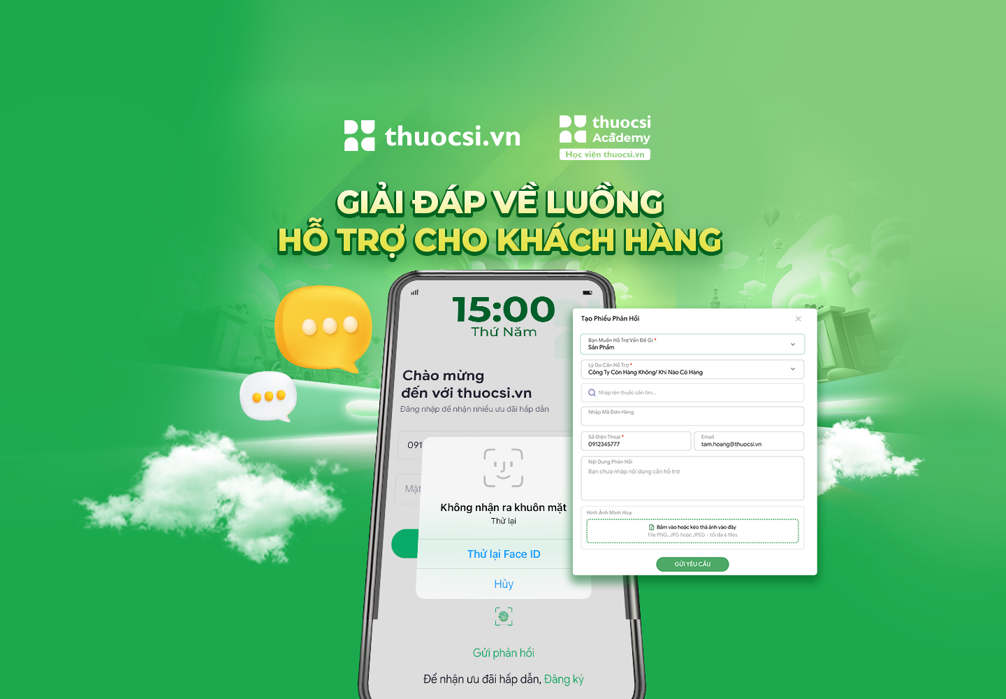 Luồng hỗ trợ khách hàng - Phiếu phản hồi của tôi