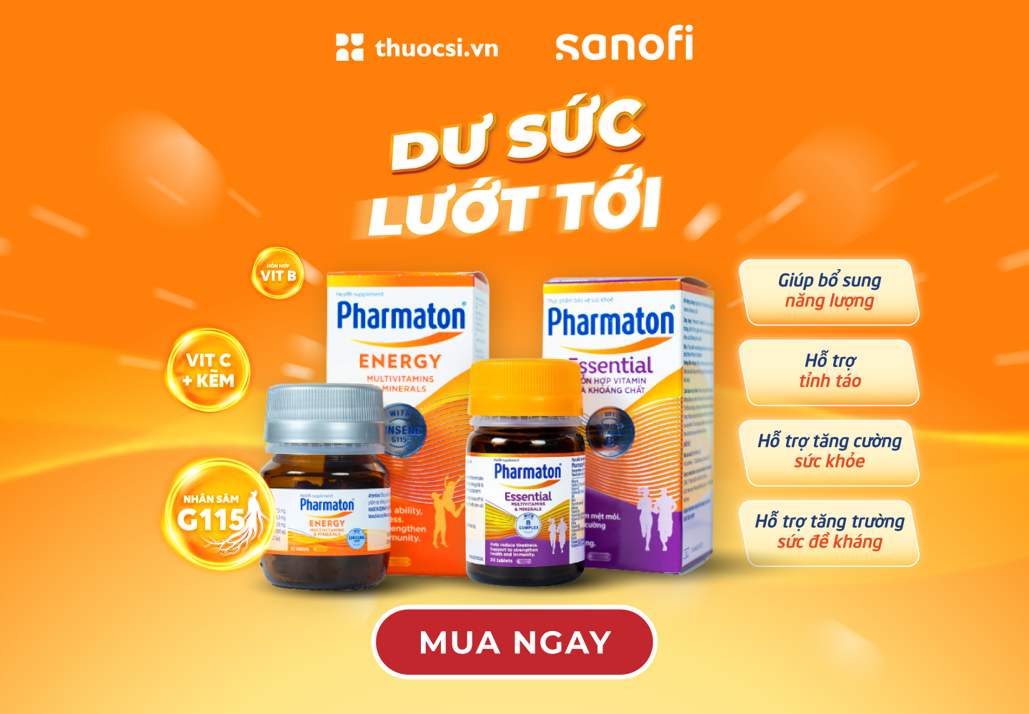 Pharmaton - Bí quyết duy trì nguồn năng lượng