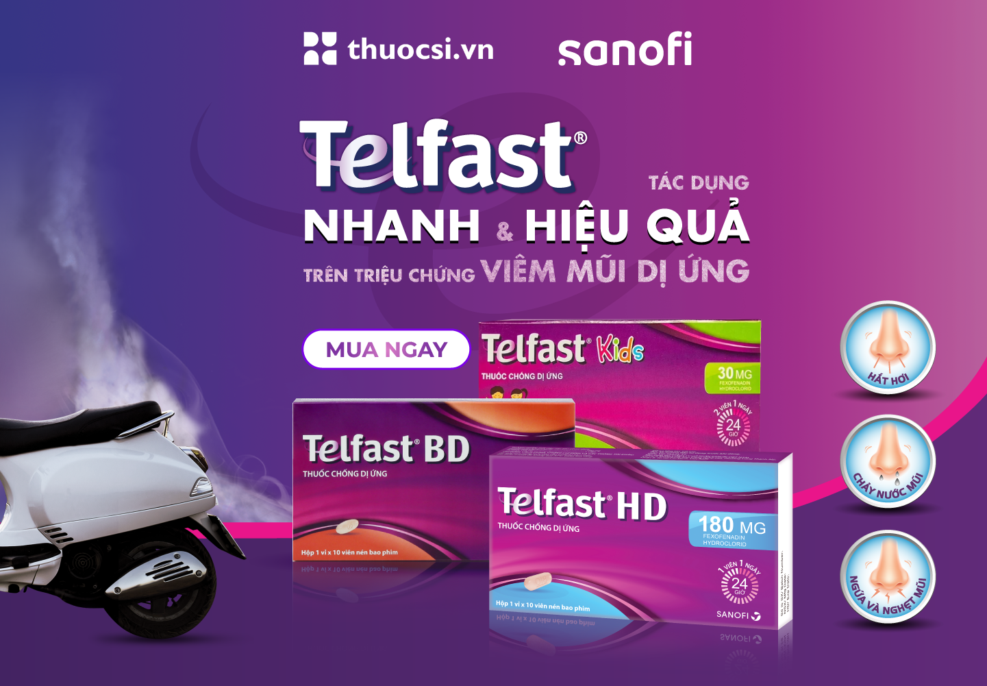 Telfast - Trị viêm mũi dị ứng