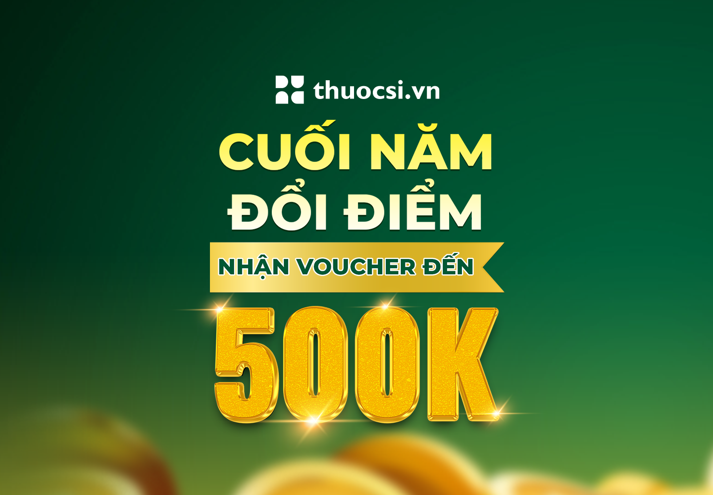 Đổi điểm tích lũy – nhận voucher lên đến 500k