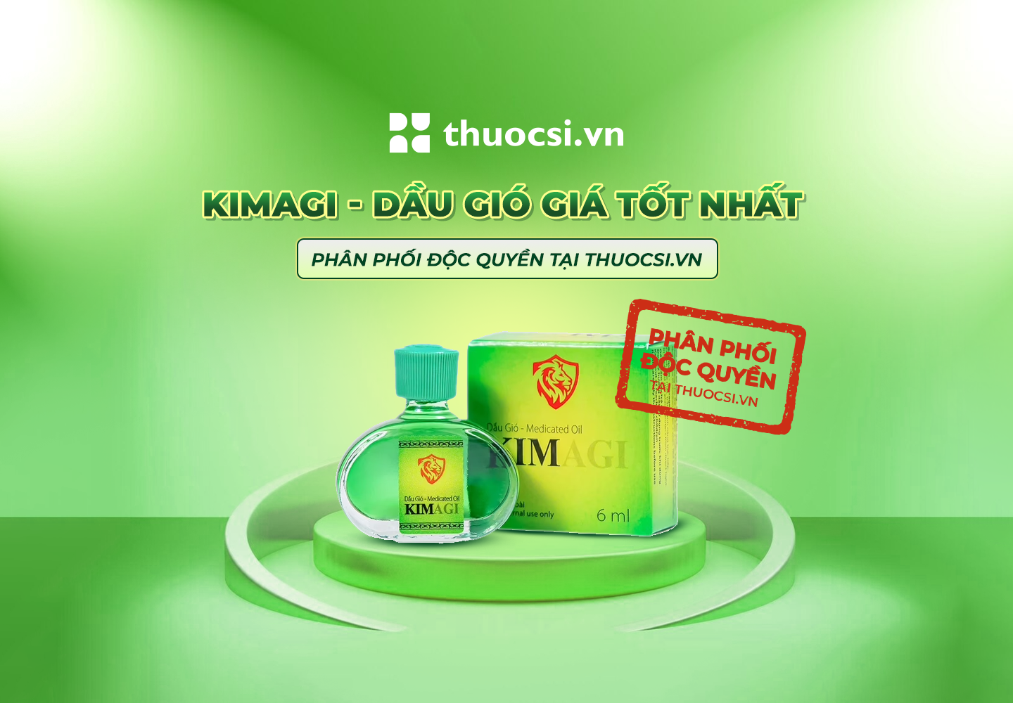 Kimagi - dầu gió giá tốt độc quyền tại thuocsi.vn