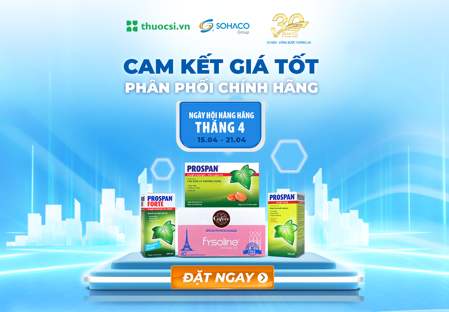 Sohaco cam kết đủ thuốc, giá tốt