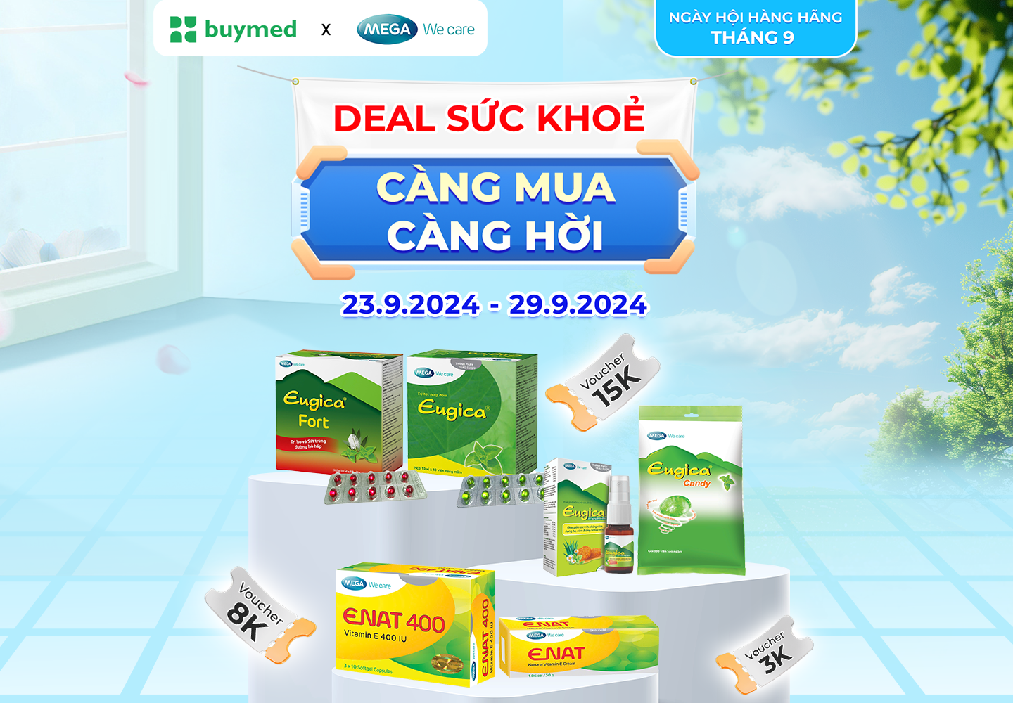 Ngày Hội Hàng Hãng: Deal sức khoẻ - Càng mua càng hời