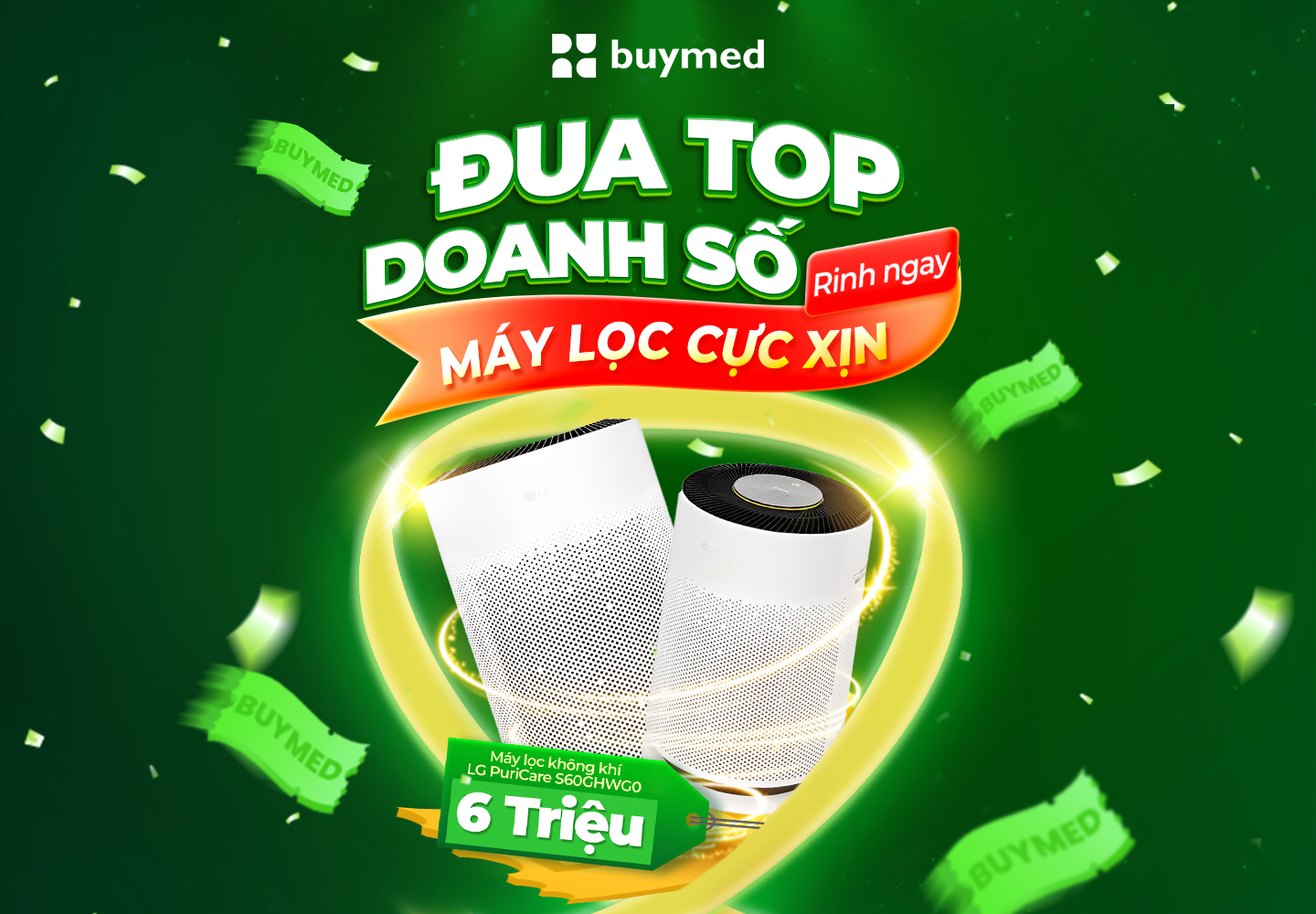 CT dành cho Đại sứ Buymed - Đua top doanh số - Rinh ngay máy lọc cực xịn