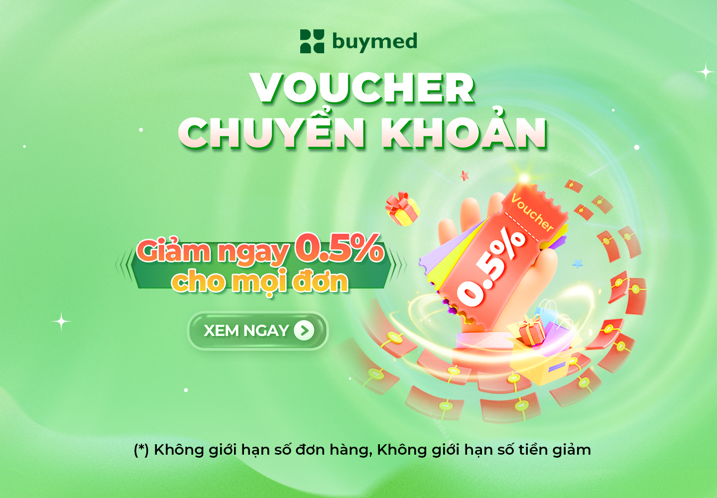 CHUYỂN KHOẢN TRƯỚC – NHẬN NGAY CHIẾT KHẤU 0,5% CHO MỌI ĐƠN