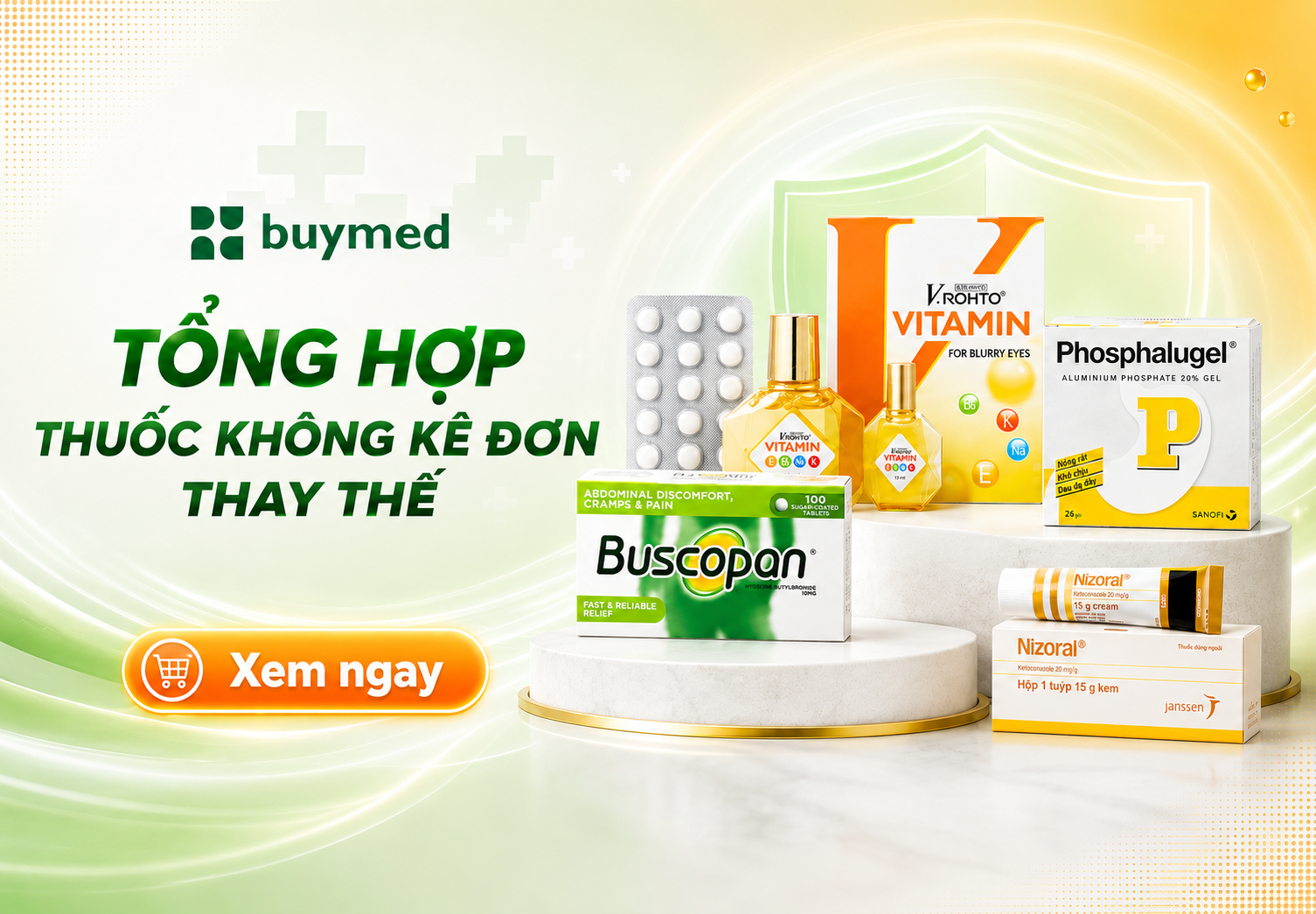 THAM KHẢO CÁC NHÓM THUỐC OTC THAY THẾ THUỐC KÊ ĐƠN THƯỜNG GẶP
