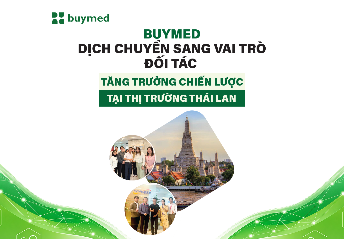 BUYMED DỊCH CHUYỂN SANG VAI TRÒ ĐỐI TÁC TĂNG TRƯỞNG CHIẾN LƯỢC TẠI THỊ TRƯỜNG THÁI LAN